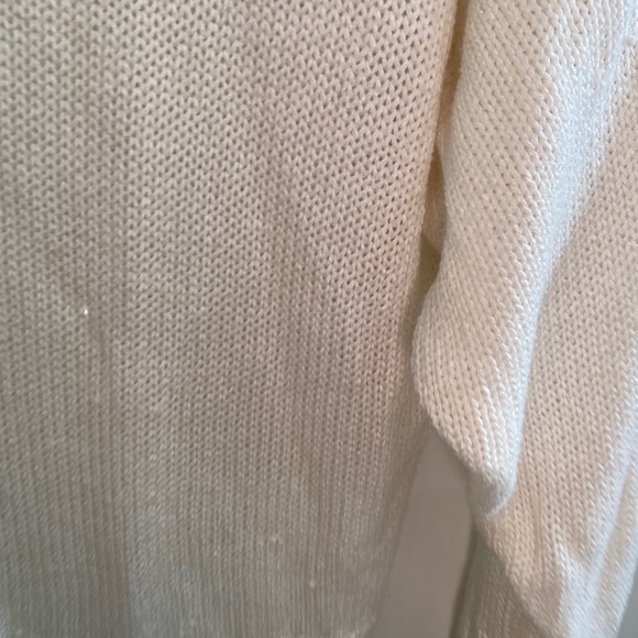 Something Navy White Sweater - Picture 5 of 7